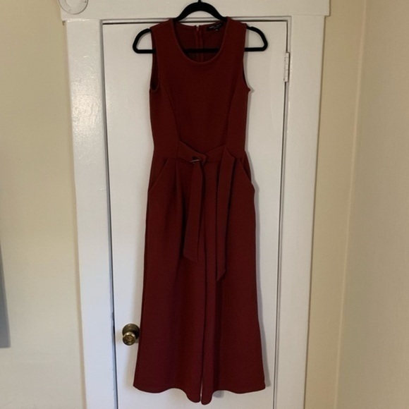 Romeo and Juliet Wide Leg Ankle Jumpsuit Medium - Picture 4 of 12